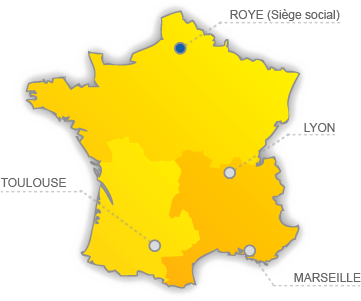 Carte de la France